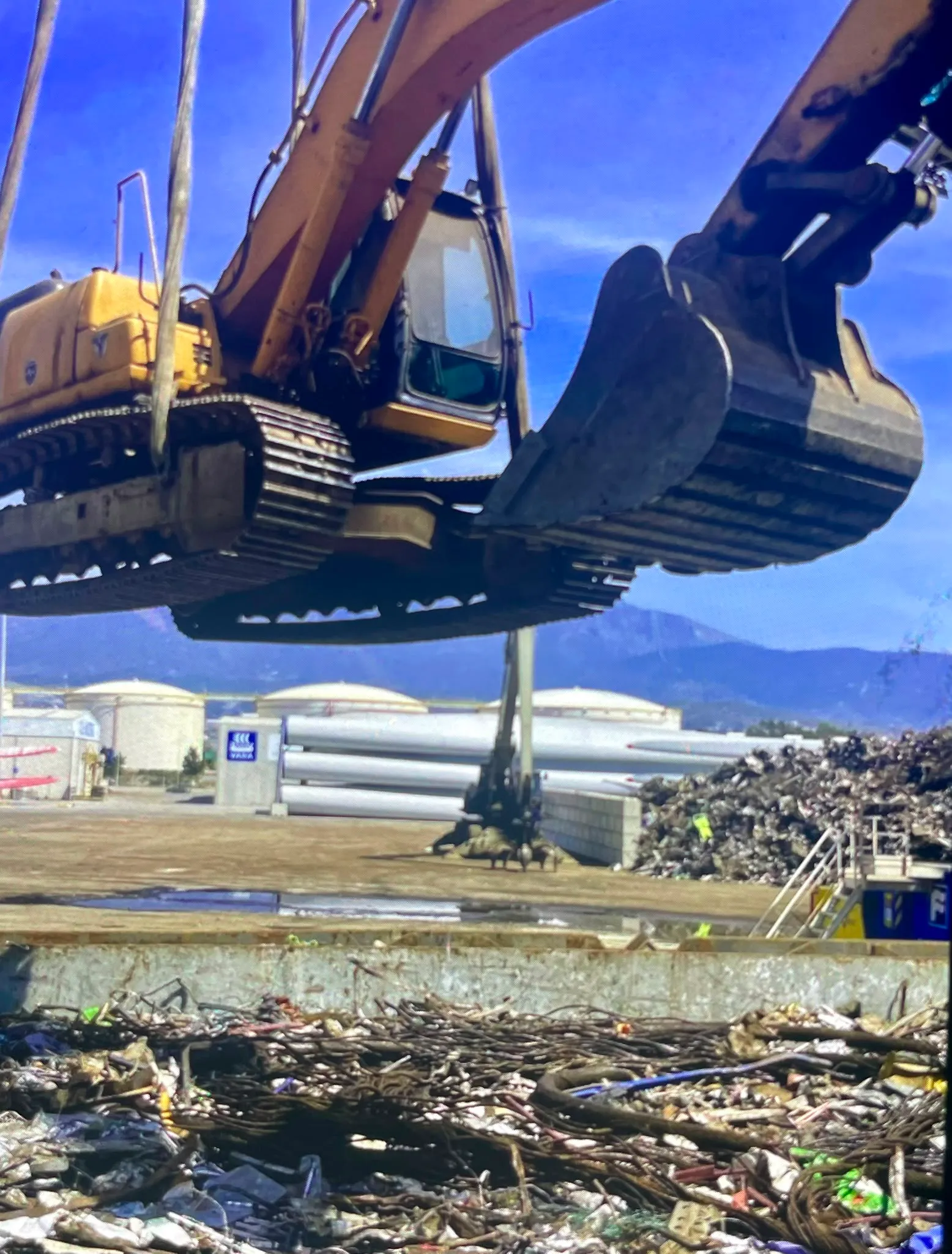 Operación portuaria de Pautrans Recycling